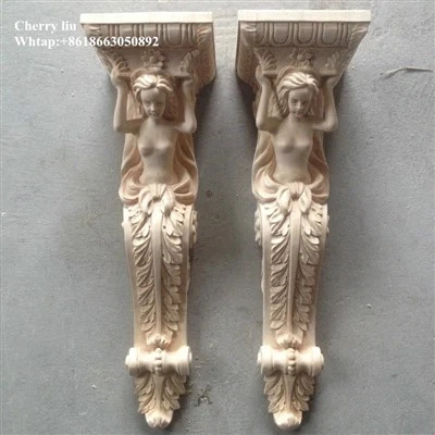 ОСТРОВНЫЕ ДЕРЕВЯННЫЕ УГЛОВЫЕ КОНСОЛИ КАПИТАЛЫ