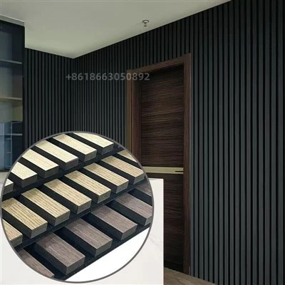 Китай MDF натуральные дубовые акустические настенные панели склада