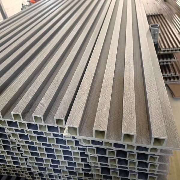 Waterproof Wpc Wall Panel Ceiling Wpc Slat Panel Cover Marble Color